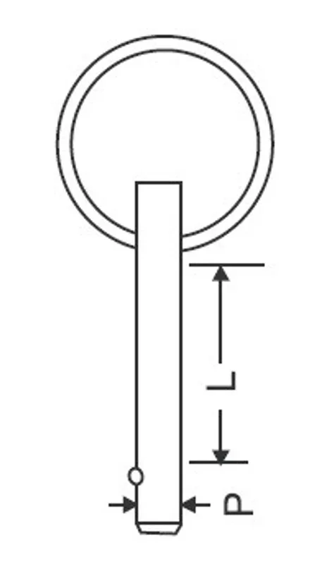 RWO Quick Pin Ring Pull 6mm Diameter x 19mm Long