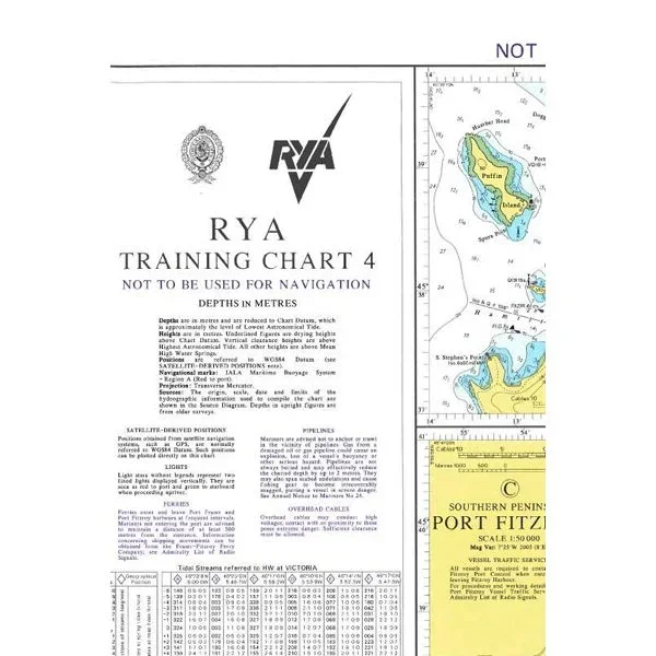 RYA Training Chart TC4 – Northern Hemisphere