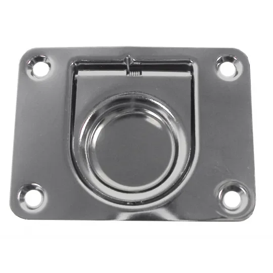 S.S. Flush Ring Pull 75×56 mm