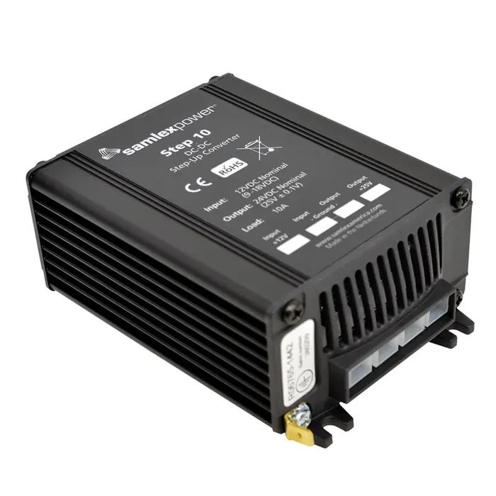 Samlex Step-Up DC-DC Converter – 10A – 9-18V Input – 24V Output