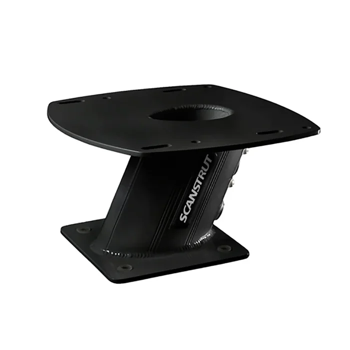 Scanstrut APT-150-01-BLK – Aluminum PowerTower Radar Mount – 6″ Aft Leaning – Black [APT-150-01-BLK]