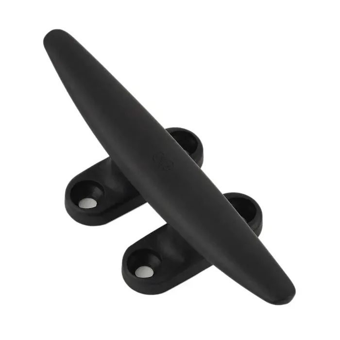Schaefer Cleat, 4 Hole Deck, 8in (203mm), Black