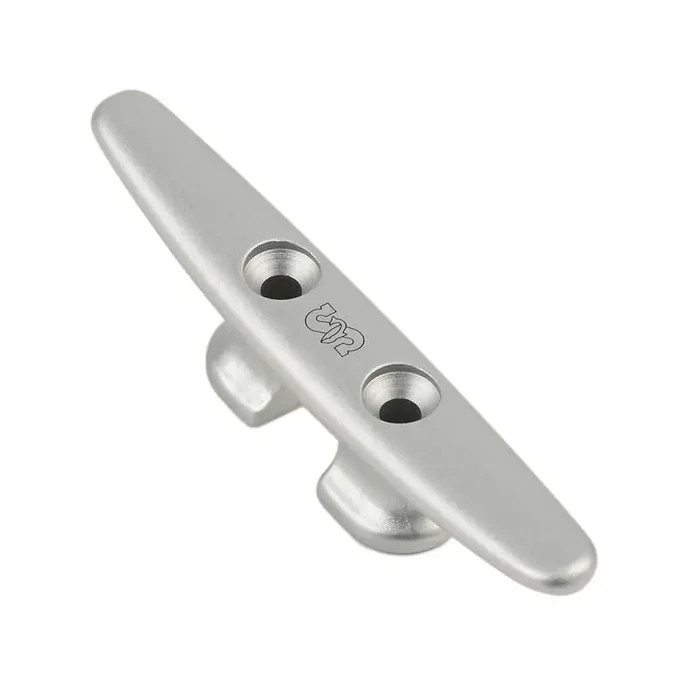 Schaefer Cleat, Open Base, 4in (102mm), Silver