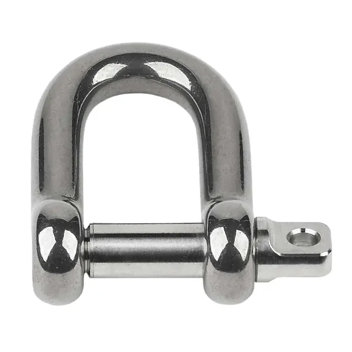 Schaefer D Shackle, 1/4in (6mm) Pin