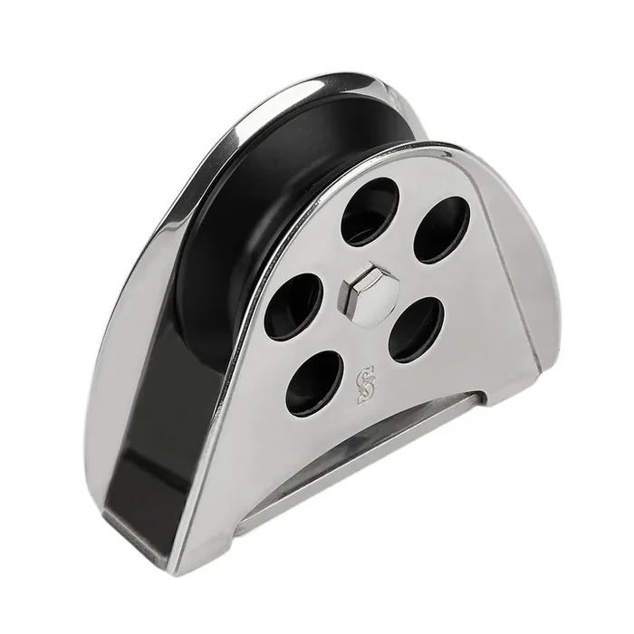 Schaefer Half-Moon Fixed Fairlead, 2 3/8in (60mm) OD