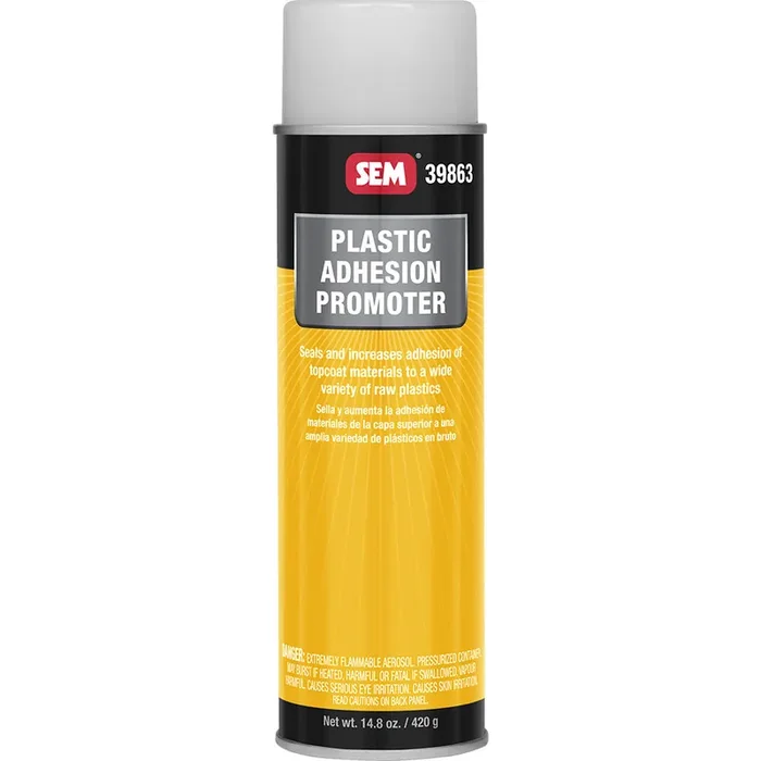 SEM Plastic Adhesion Promoter 16oz Aerosol Can for Improved Bonding on Olefin Plastics – 39863