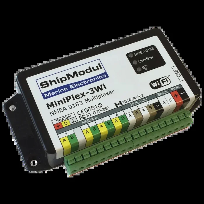 ShipModul 1133 – MiniPlex-3WI Multiplexer with Wi-Fi and USB