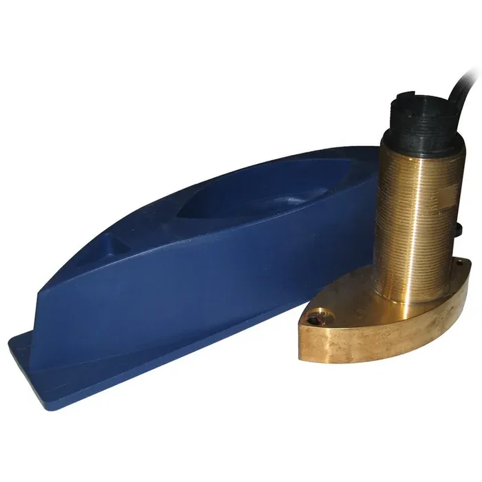 SI-TEX 496/50/200ST Bronze Thru-Hull Triducer with Fairing Block for ES502