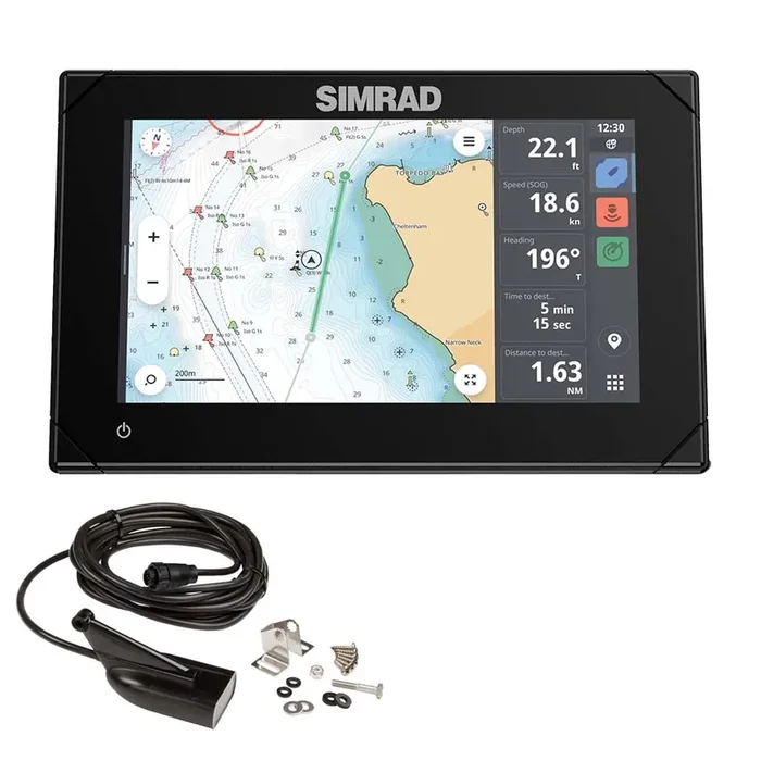 Simrad NSX 3007 7in Combo Chartplotter Fishfinder with HDI Transducer