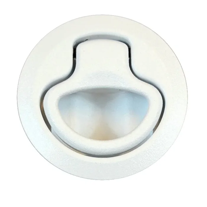 Southco Flush Pull Latch – Pull To Open – Non-Locking White Plastic [M1-63-1]
