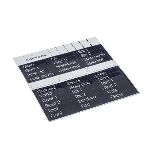 Spinlock Replacement Labels For Rope Clutch Handles