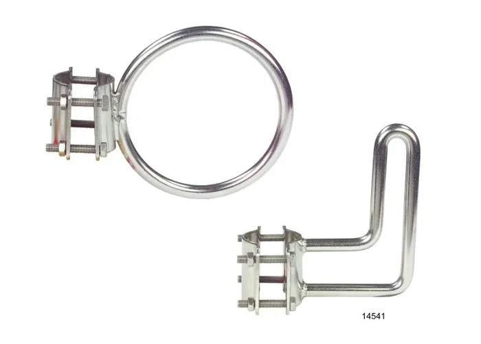 Spinnaker Pole Stanchion Mounts / bar and eye fitting