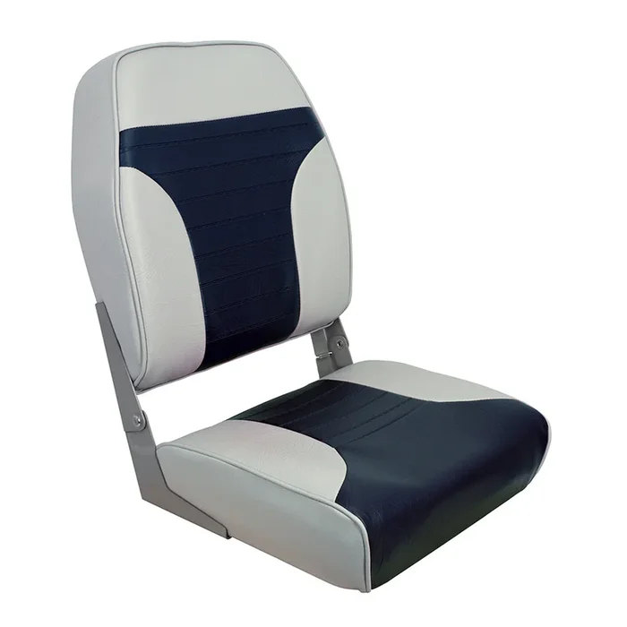 Springfield Asiento Plegable Multicolor con Respaldo Alto – Azul/Gris [1040661]