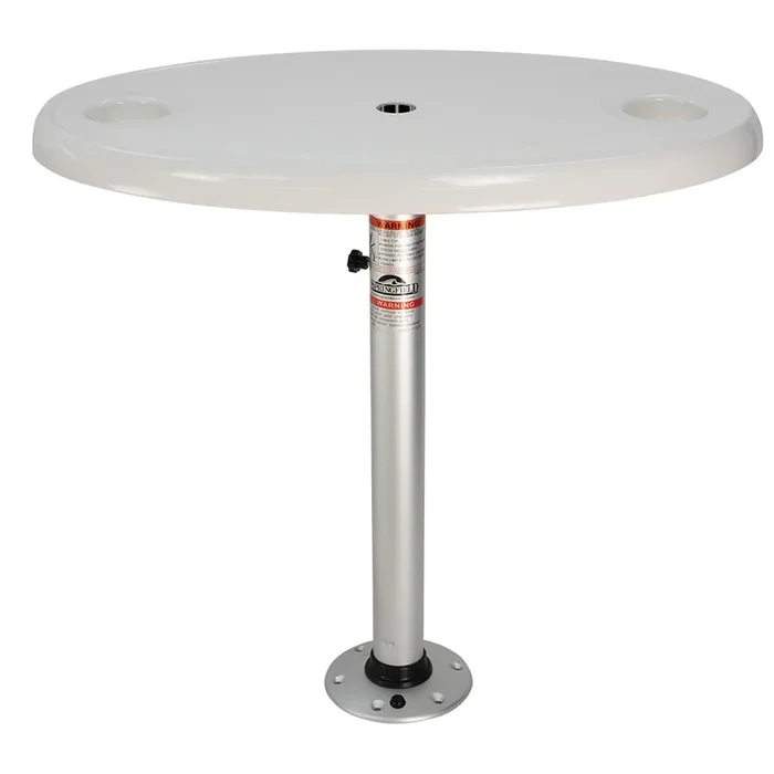 Springfield White Oval Table Package – 18″ x 30″ Threadlock [1690106]