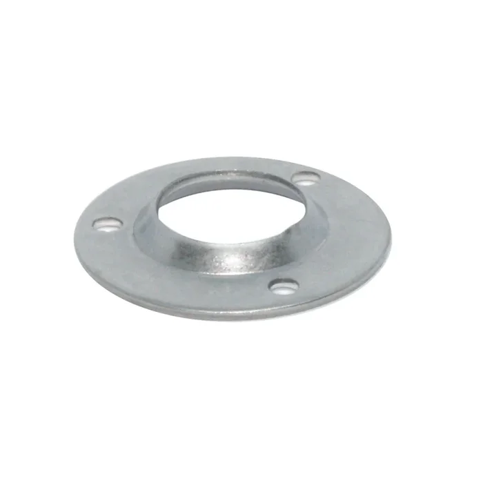 Stainless Steel Pulpit Socket with Round Base – 90° Angle, 58 mm Diameter