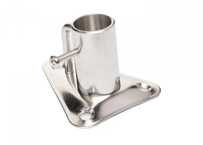 Stainless Steel Rail Base / 6° slant