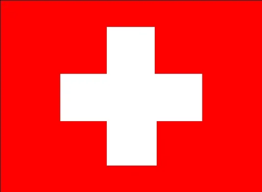 Switzerland Courtesy Flag