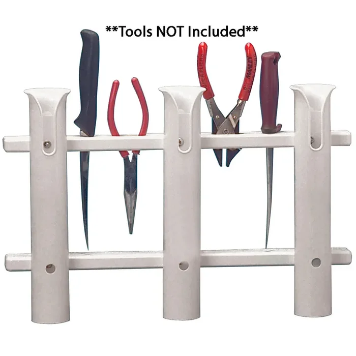 TACO 3-Rod Poly Rod Rack – White