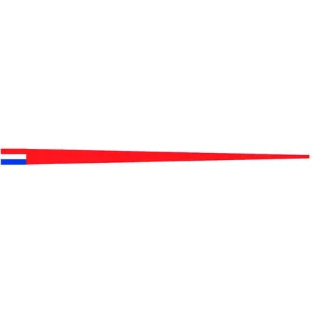 Talamex Burgee Red (300cm)