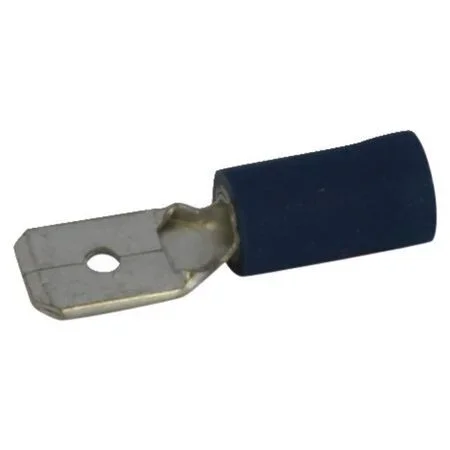 Talamex Term Spade Male 6.3mm Blue