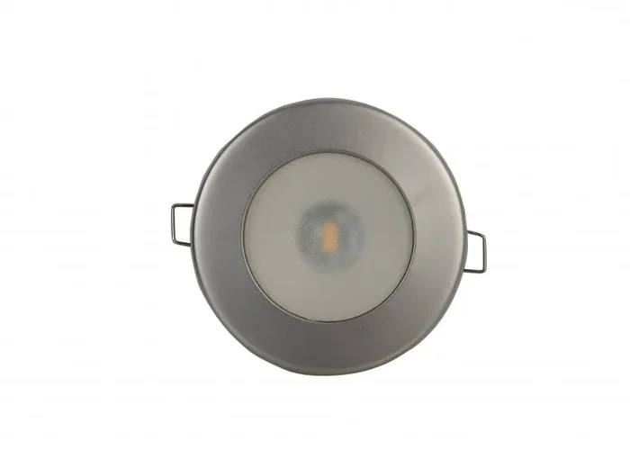 TED LED Ceiling Light / Stainless steel, satin