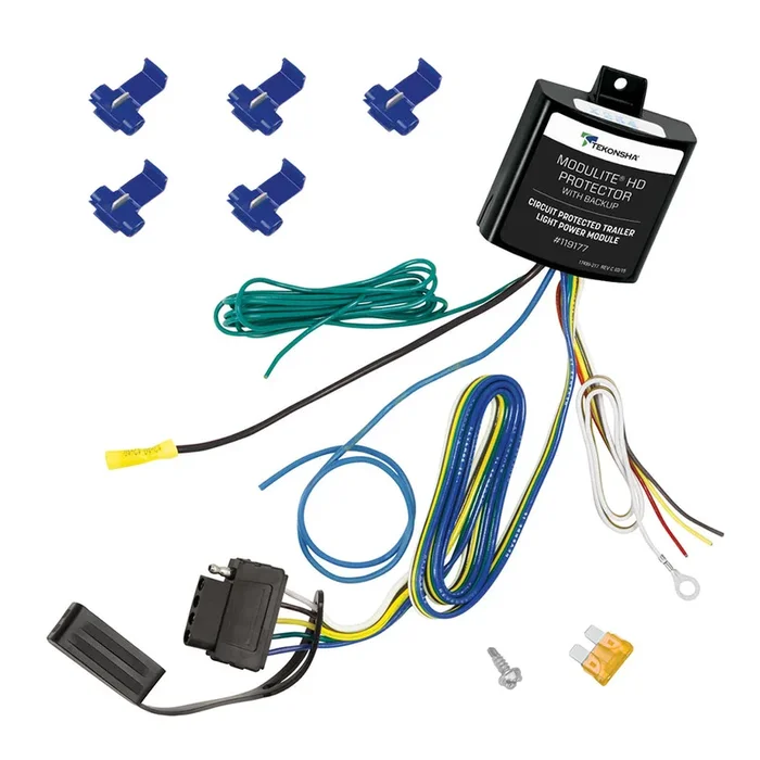 Tekonsha ModuLite HD Protector w/Integrated Circuit Overload Protection 5-Flat Connector f/Backup Light or Surge Brake Lockout Circuit [119177]