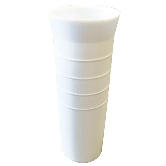 Tigress 8-1/2in Ribbed Replacement Vinyl Insert Liner – White