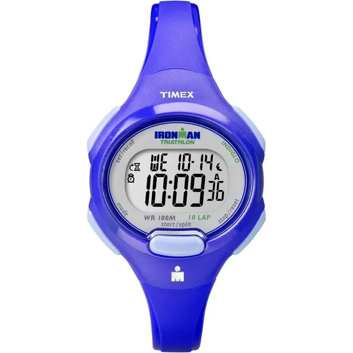 Timex IRONMAN Traditional 10-Lap Mid-Size Watch – Blue