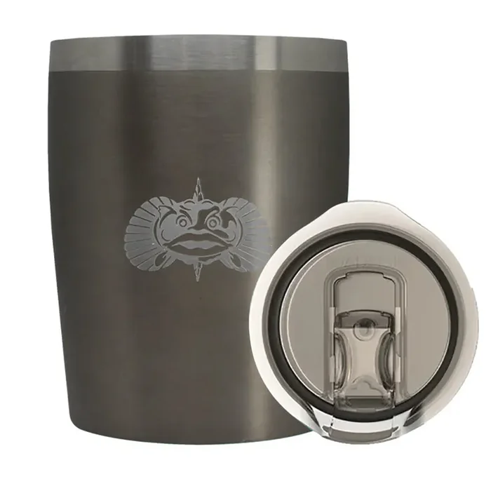 Toadfish Non-Tipping 10oz Rocks Tumbler – Graphite