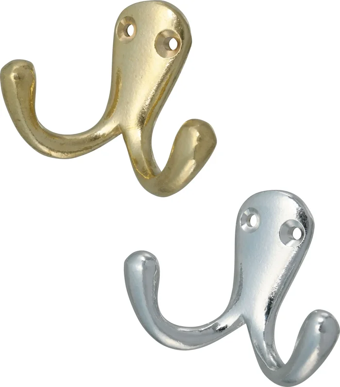 Towel hook two hooks