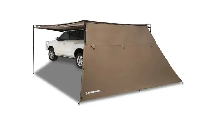 Trapezoidal wall – Batwing Compact awning Rhinorack