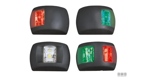 Trem Compact Led Navigation Light Black-Red
