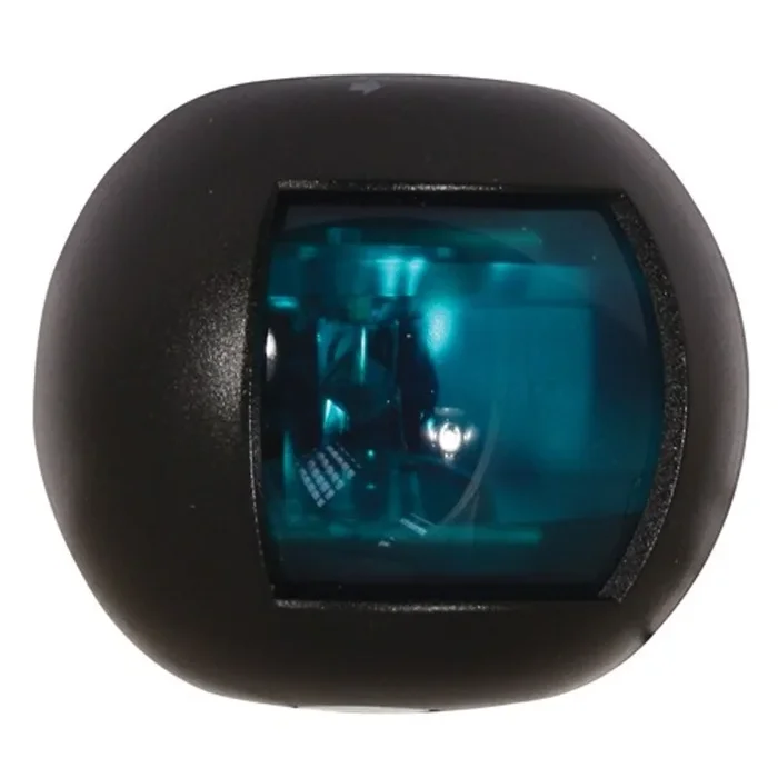 Trem Round LED Nav Light Starboard Black 12V (20m)
