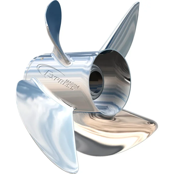 Turning Point Express Mach4 – Right Hand – Stainless Steel Propeller – EX1/EX2-1413-4 – 4-Blade – 14″ x 13 Pitch [31431330]