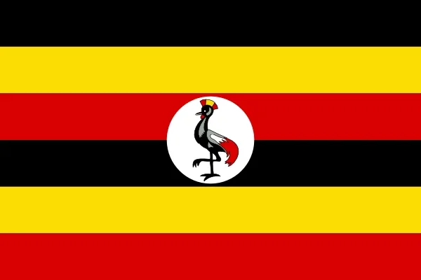 Uganda Courtesy Flag