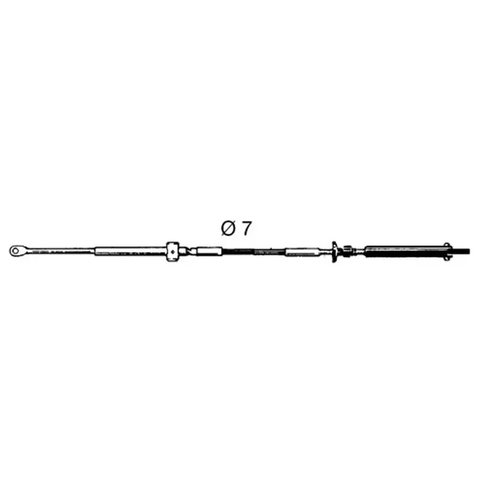 Ultraflex Mach14 OMC Style Control Cable 12ft (3.6m)