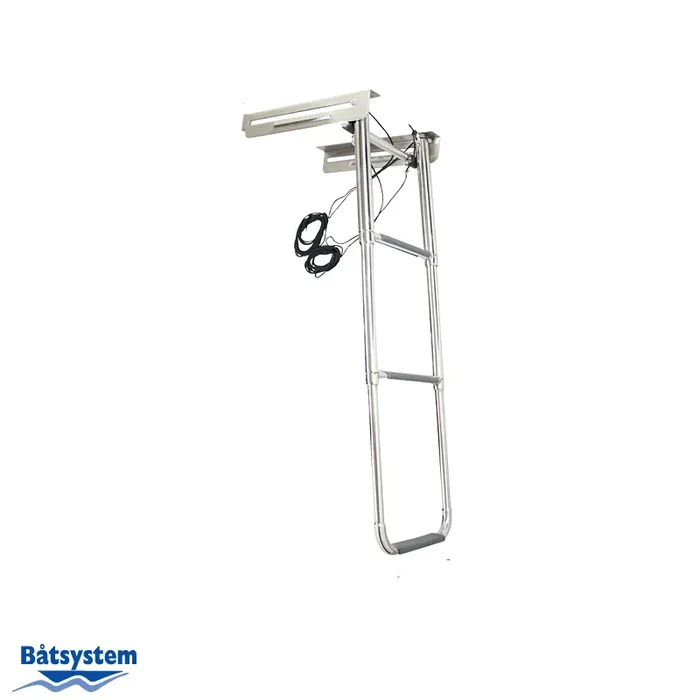 Under Platform Rope Controlled 3 Step Telescopic Ladder
