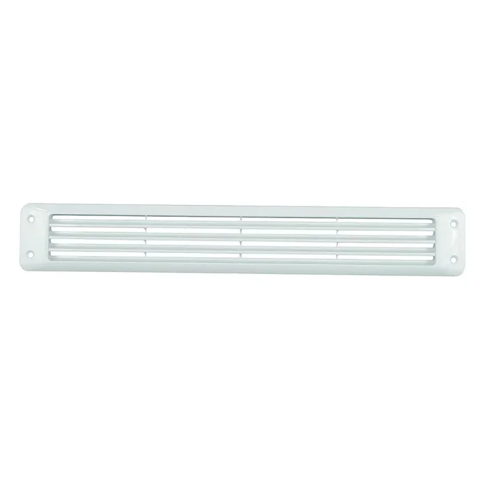 VENT-WHITE FLUSH LOUVERED