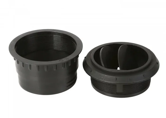 Vent with Union Nut / lockable / 90 mm