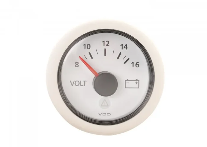 Viewline Voltmeter / 8 – 16 V / white
