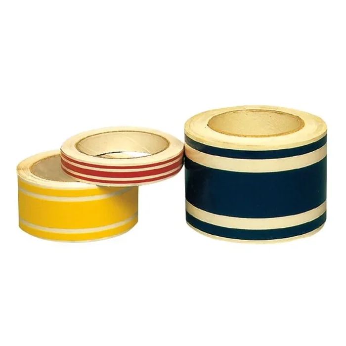 Waterline 3-Stripe Red 19mm Adhesive Strip for Nautical Use – Easy Application by Osculati