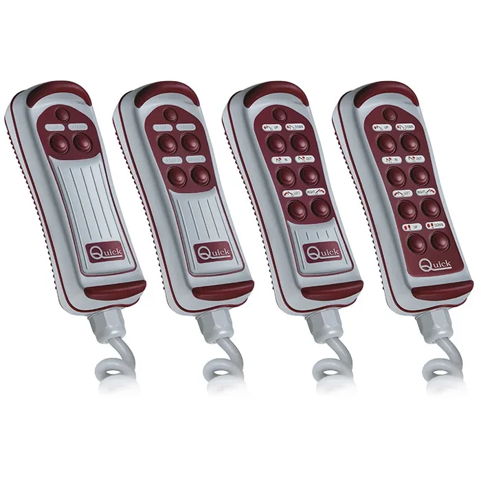 Watertight 6-Button Remote Control with LED Light for Boating and Yachting Applications