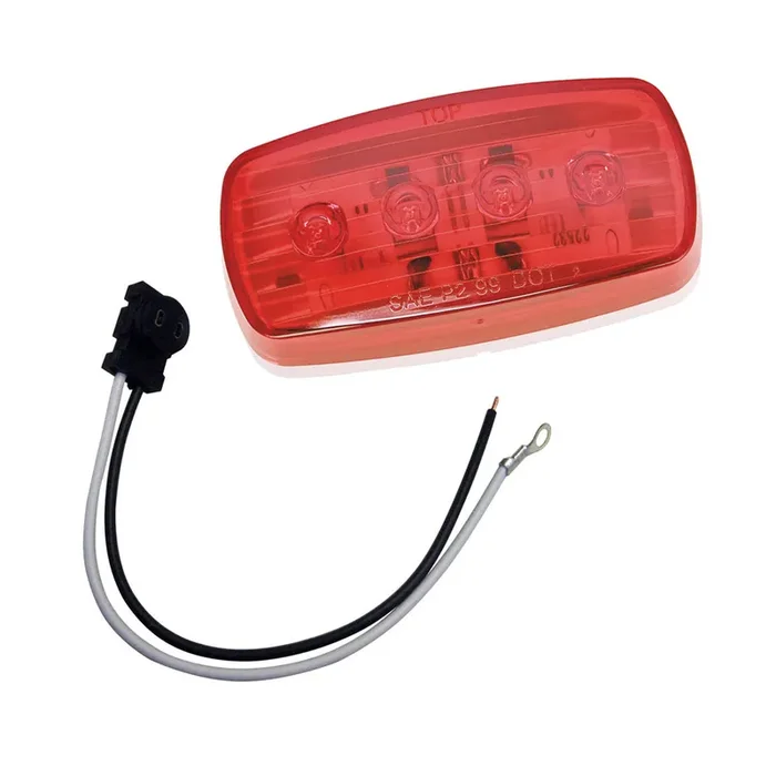 Wesbar LED Clearance/Side Marker Light – Red 58 with Pigtail