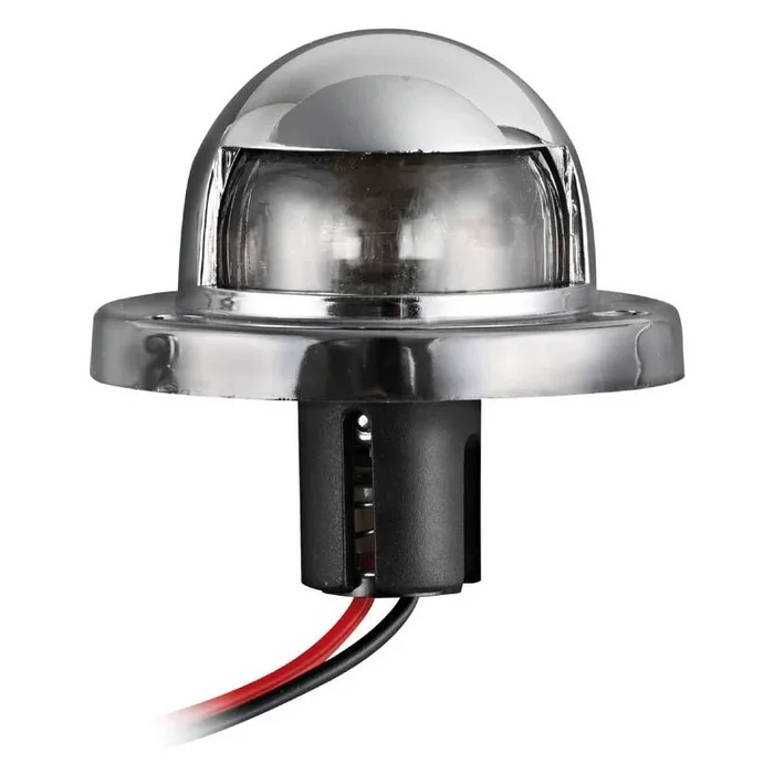 White 135° Chromed ABS Navigation Light by Osculati for Nautical Supplies