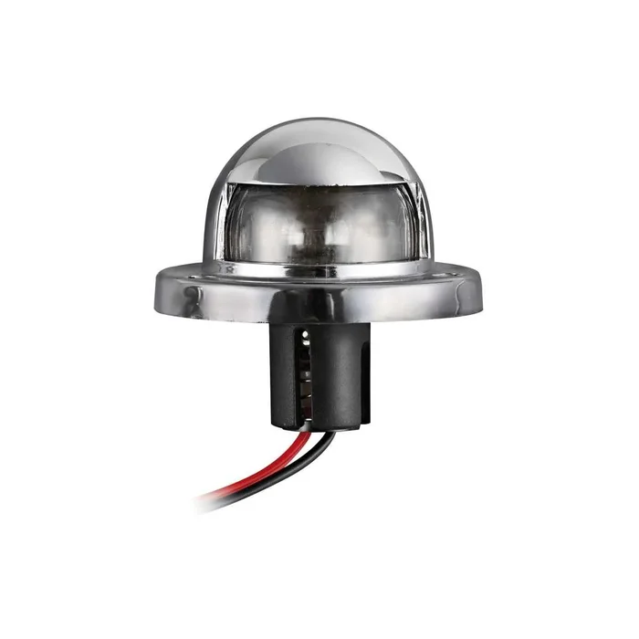 White 135° navigation light in chrome plated ABS OS1140302