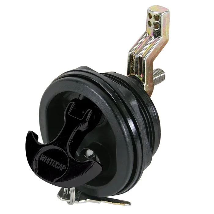 Whitecap T-Handle Latch – Nylon Black/Black – Locking