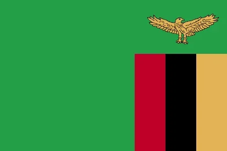 Zambia Courtesy Flag