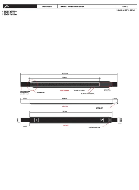 Zhik 470 Zhikgrip II Hiking Strap